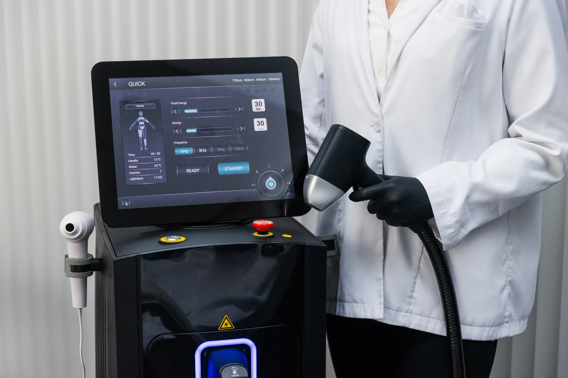Pure Laser touchscreen interface